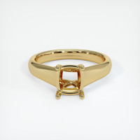 10K Yellow Gold Solitaire Ring Setting Image