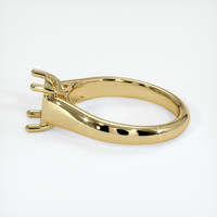 10K Yellow Gold Solitaire Ring Setting Image
