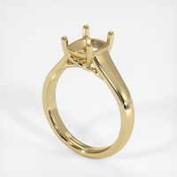 14K Yellow Gold Solitaire Ring Setting Video