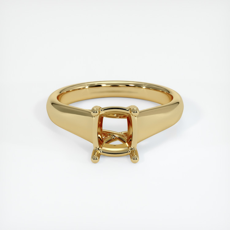 14K Yellow Gold Solitaire Ring Setting