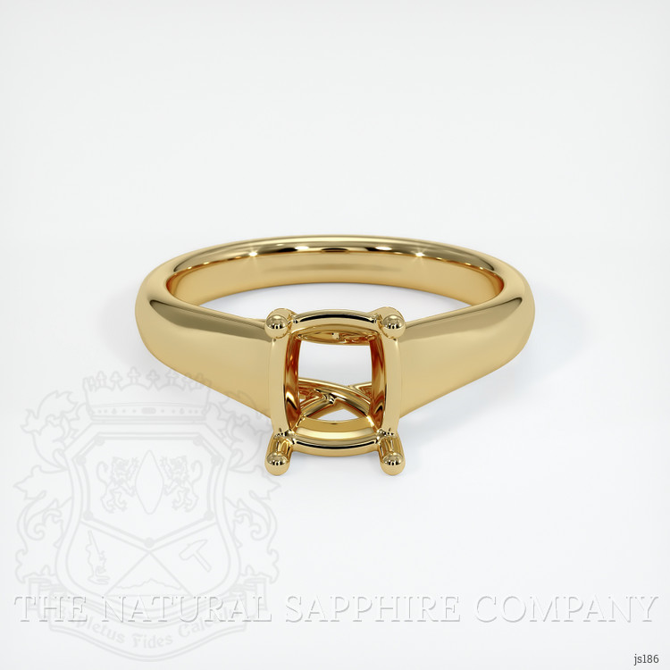 14K Yellow Gold Solitaire Ring Setting