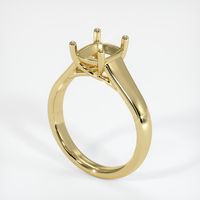 18K Yellow Gold Solitaire Ring Setting Video