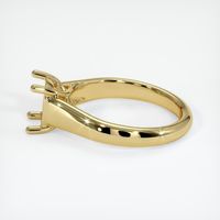 18K Yellow Gold Solitaire Ring Image