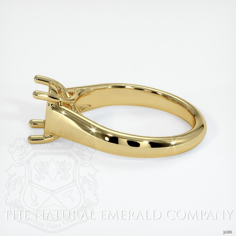 18K Yellow Gold Solitaire Ring Setting