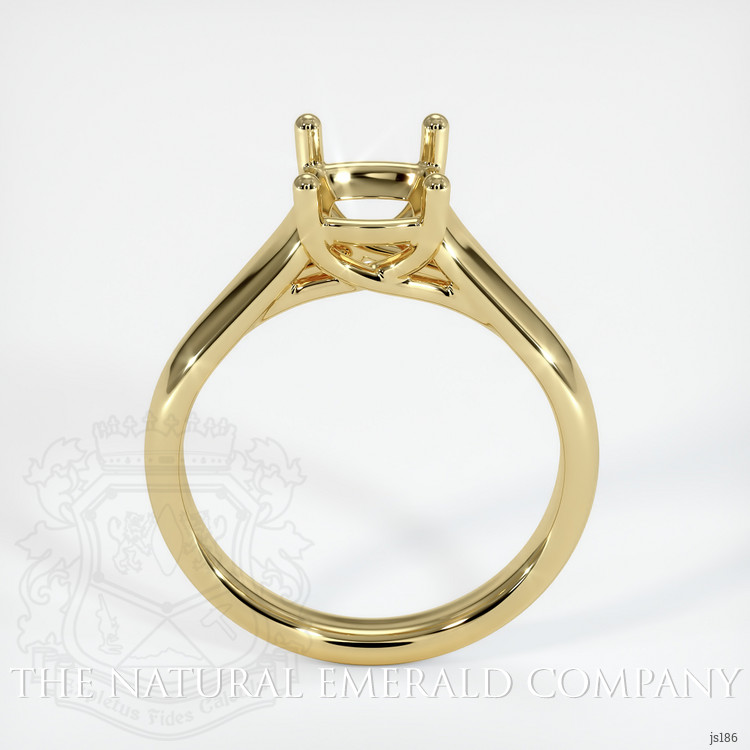 18K Yellow Gold Solitaire Ring Setting