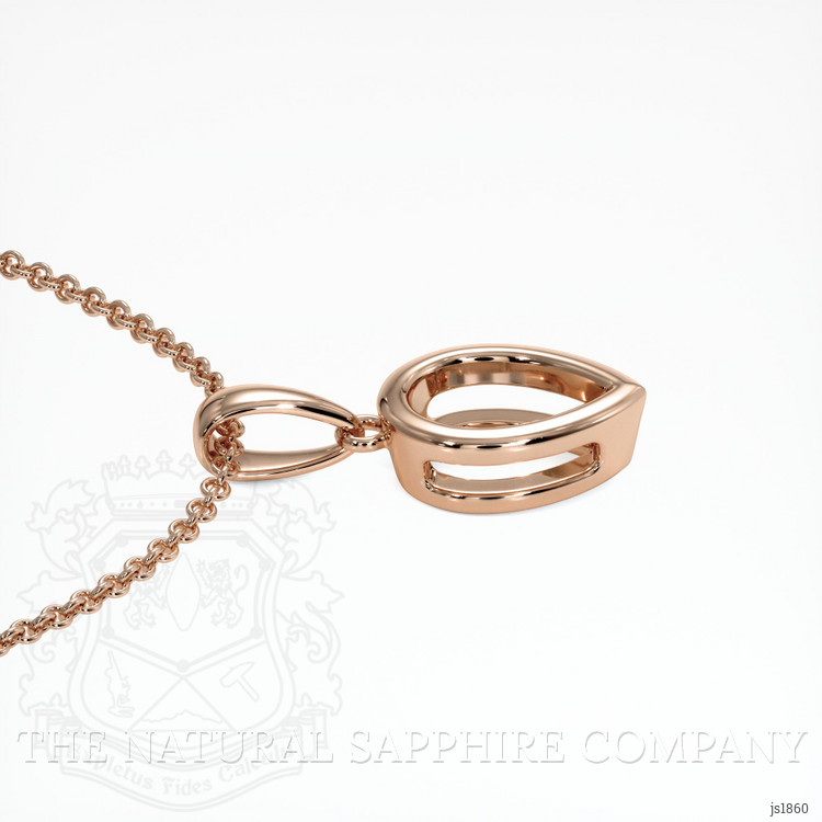 14K Rose Gold Vedic Pendant Setting