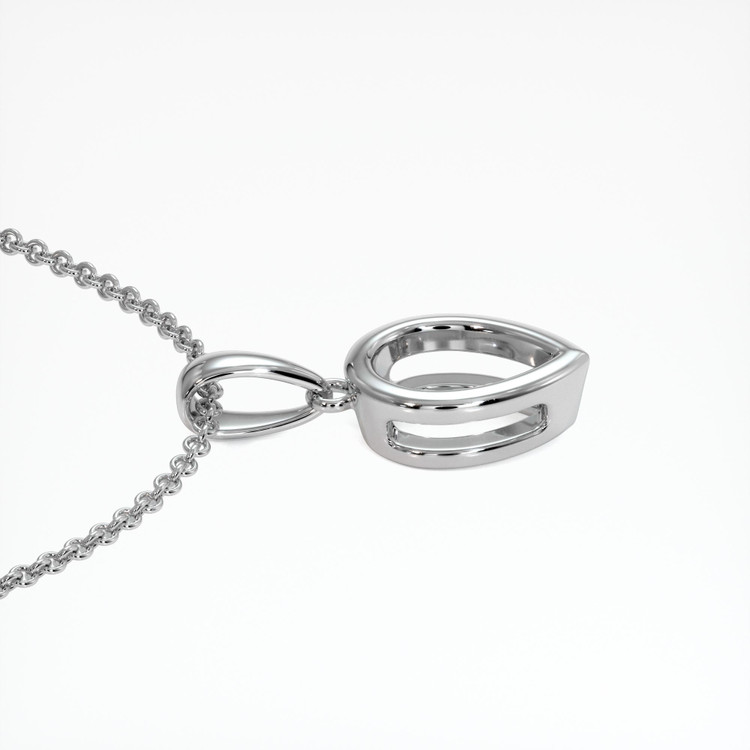 10K White Gold Vedic Pendant Setting