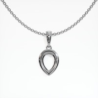 14K White Gold Vedic Pendant Setting Video