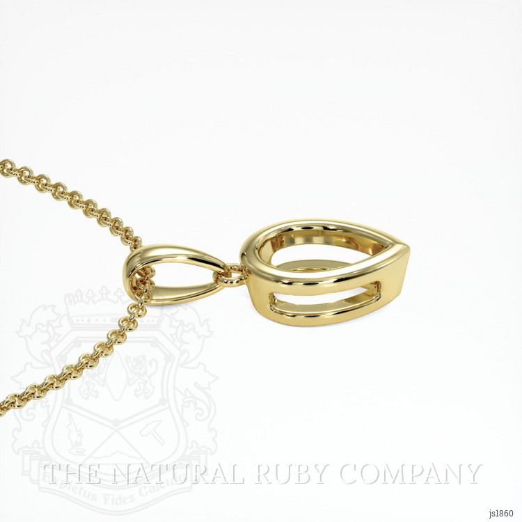 18K Yellow Gold Pendant Setting