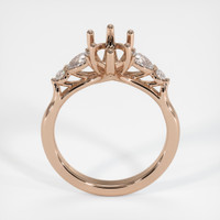 18K Rose Gold Accent Stones Ring Setting Image