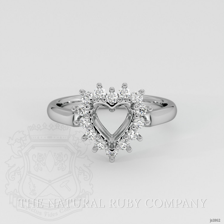 Platinum 950 Antique Style Ring Setting