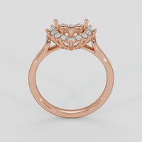 14K Rose Gold Antique Style Ring Setting Image