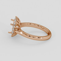18K Rose Gold Antique Style Ring Setting Image
