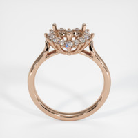 18K Rose Gold Antique Style Ring Setting Image