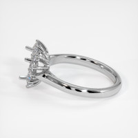 18K White Gold Antique Style Ring Setting Image