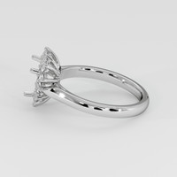 18K White Gold Antique Style Ring Setting Image