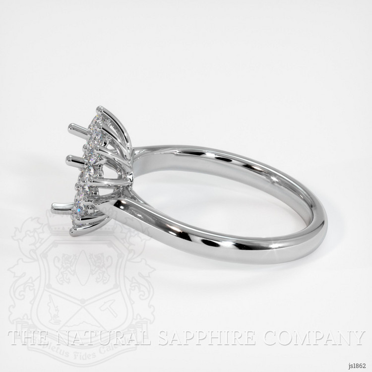 18K White Gold Antique Style Ring Setting