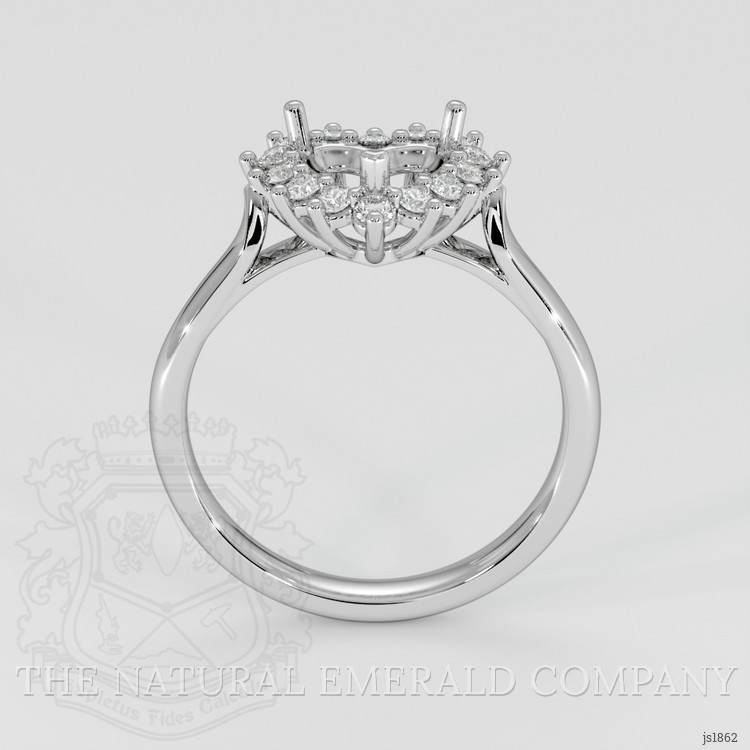 18K White Gold Antique Style Ring Setting
