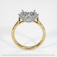 14K White & Yellow Antique Style Ring Setting Image