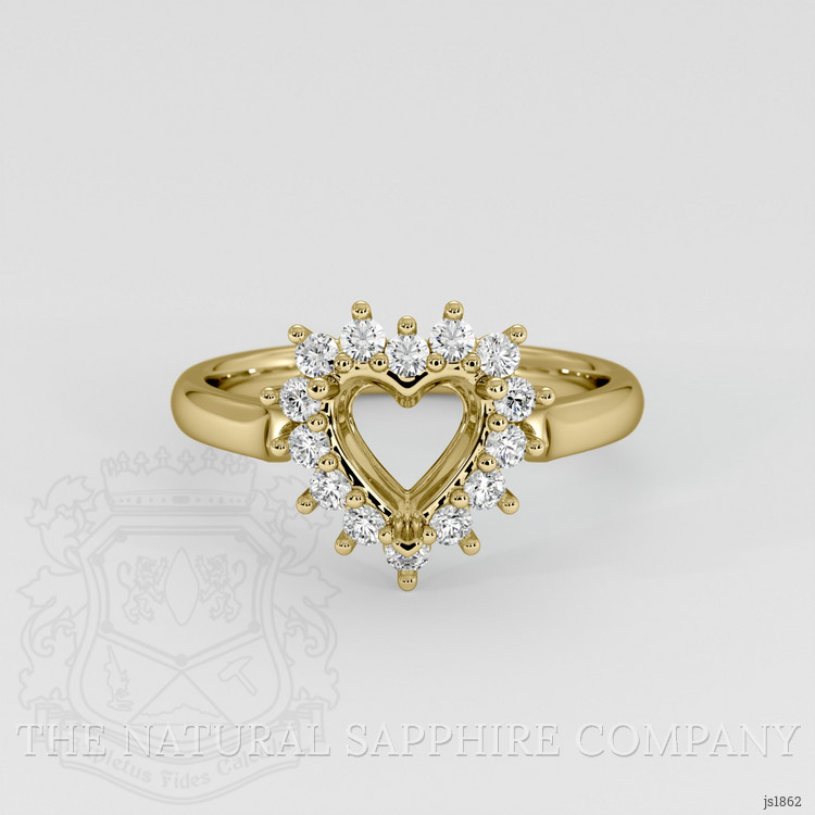 14K Yellow Gold Antique Style Ring Setting
