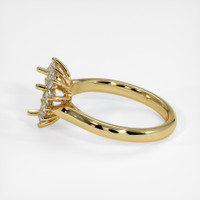 14K Yellow Gold Antique Style Ring Setting Image