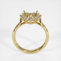 18K Yellow Gold Antique Style Ring Setting Image