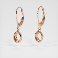 14K Rose Gold Bezel Earring Setting Video