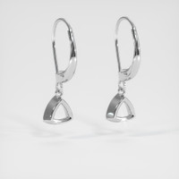 Silver Bezel Earring Setting Image