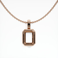 14K Rose Gold Bezel Pendant Setting Video