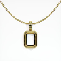 10K Yellow Gold Bezel Pendant Setting Video