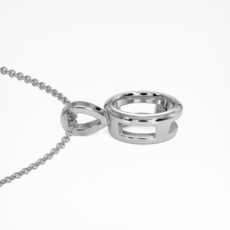 Platinum 950 Bezel Pendant Setting
