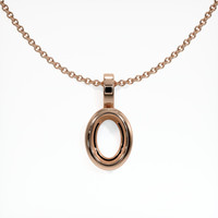 14K Rose Gold Bezel Pendant Setting Video