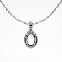 10K White Gold Bezel Pendant Setting Video