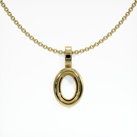 10K Yellow Gold Bezel Pendant Setting Video