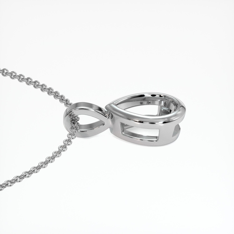 Platinum 950 Bezel Pendant Setting