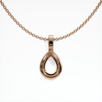 14K Rose Gold Bezel Pendant Setting Video