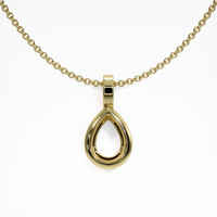 10K Yellow Gold Bezel Pendant Setting Video