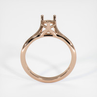 18K Rose Gold Solitaire Ring Setting Image