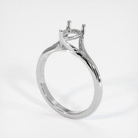 14K White Gold Solitaire Ring Setting Video
