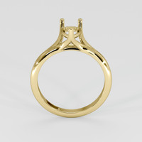 10K Yellow Gold Solitaire Ring Setting Image