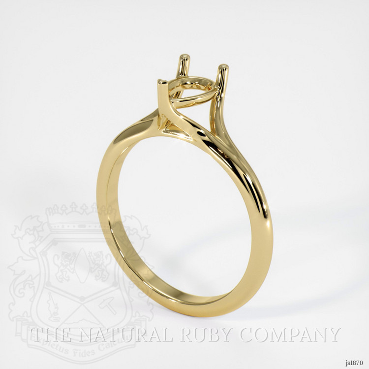 14K Yellow Gold Solitaire Ring Setting