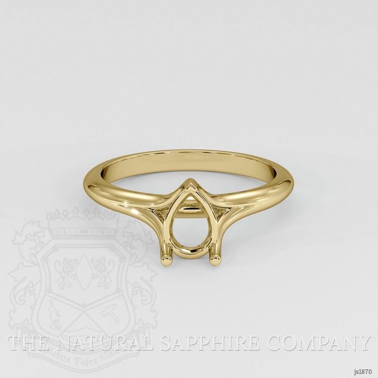 14K Yellow Gold Solitaire Ring Setting