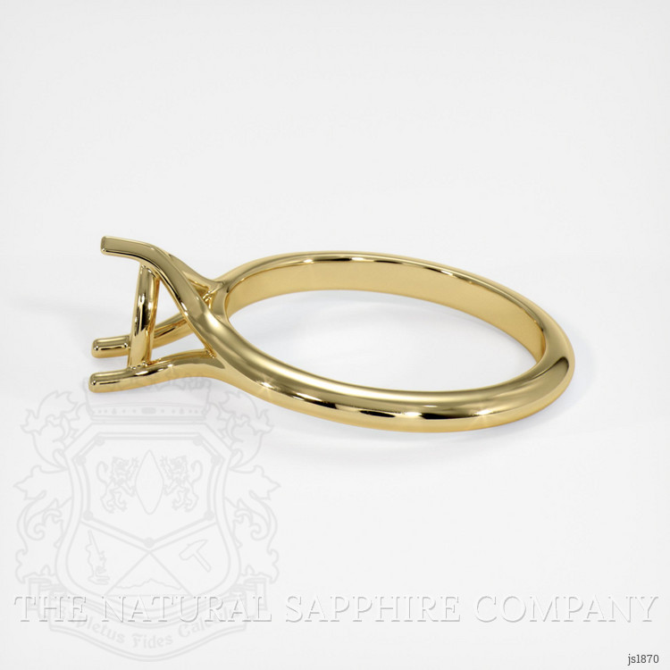 14K Yellow Gold Solitaire Ring Setting