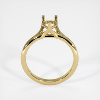 14K Yellow Gold Solitaire Ring Setting Image