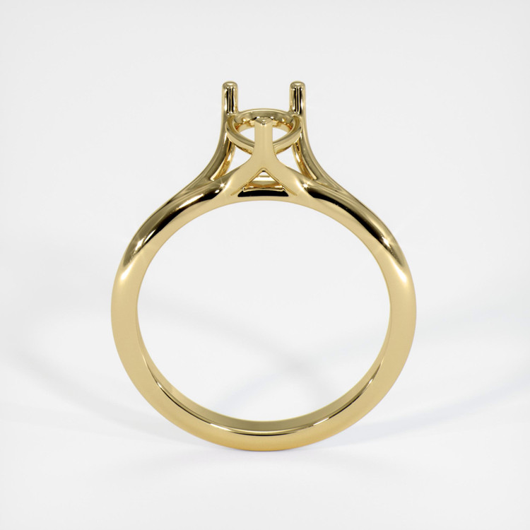 14K Yellow Gold Solitaire Ring Setting