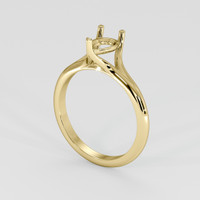 18K Yellow Gold Solitaire Ring Setting Video