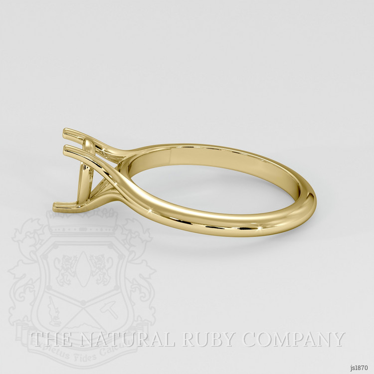 18K Yellow Gold Solitaire Ring Setting