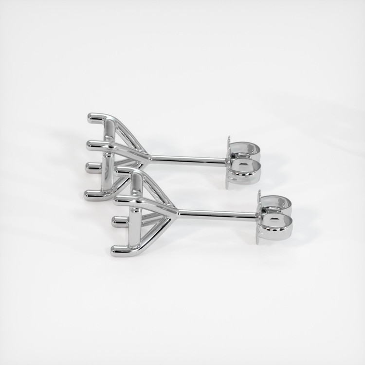 Platinum 950 Studs Earring Setting