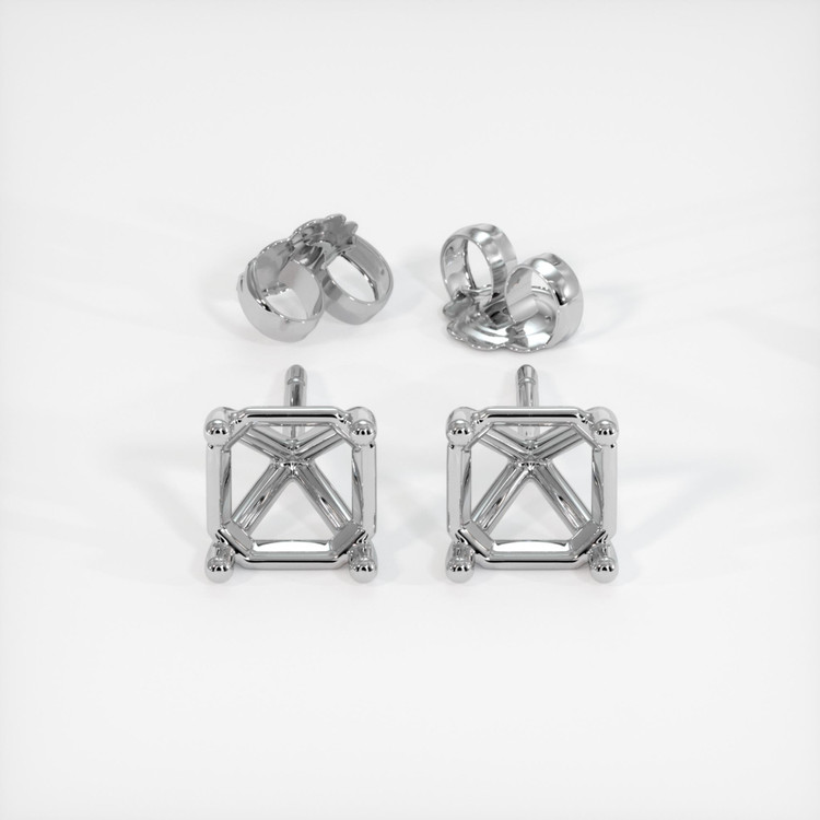 Platinum 950 Studs Earring Setting