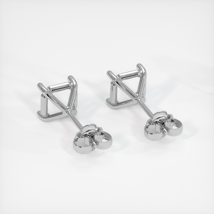 Platinum 950 Studs Earring Setting
